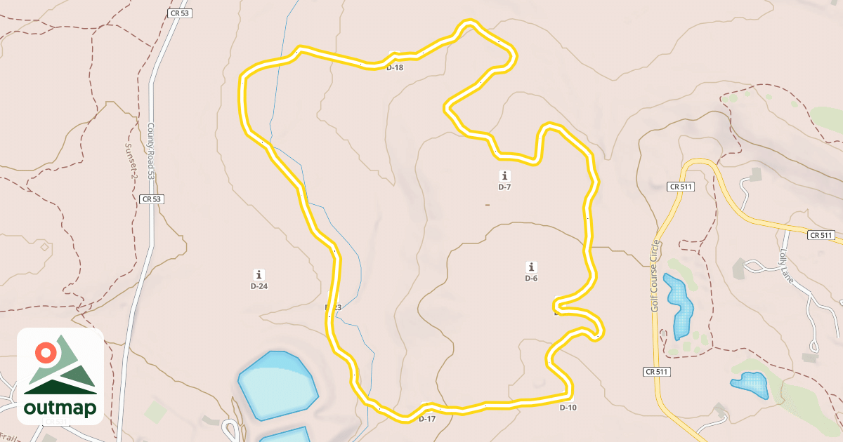 Map of Upper Just