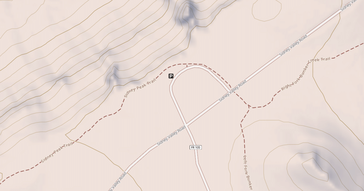 Map preview of SYDNEY PEAKS TH