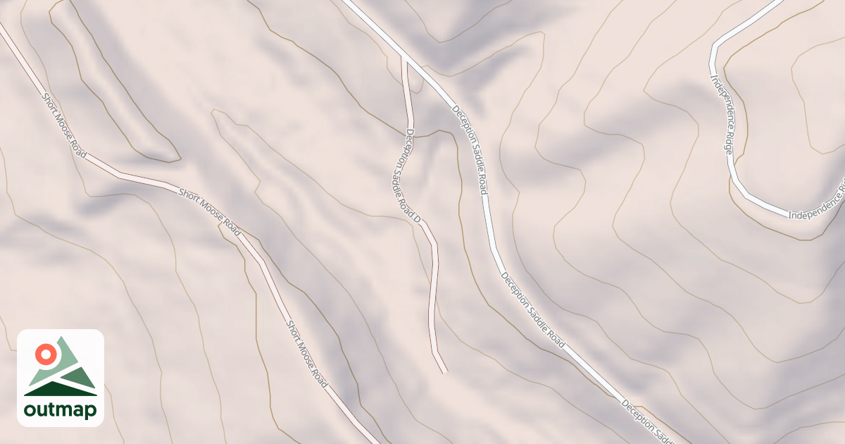 Map of DECEPTION SADDLE D