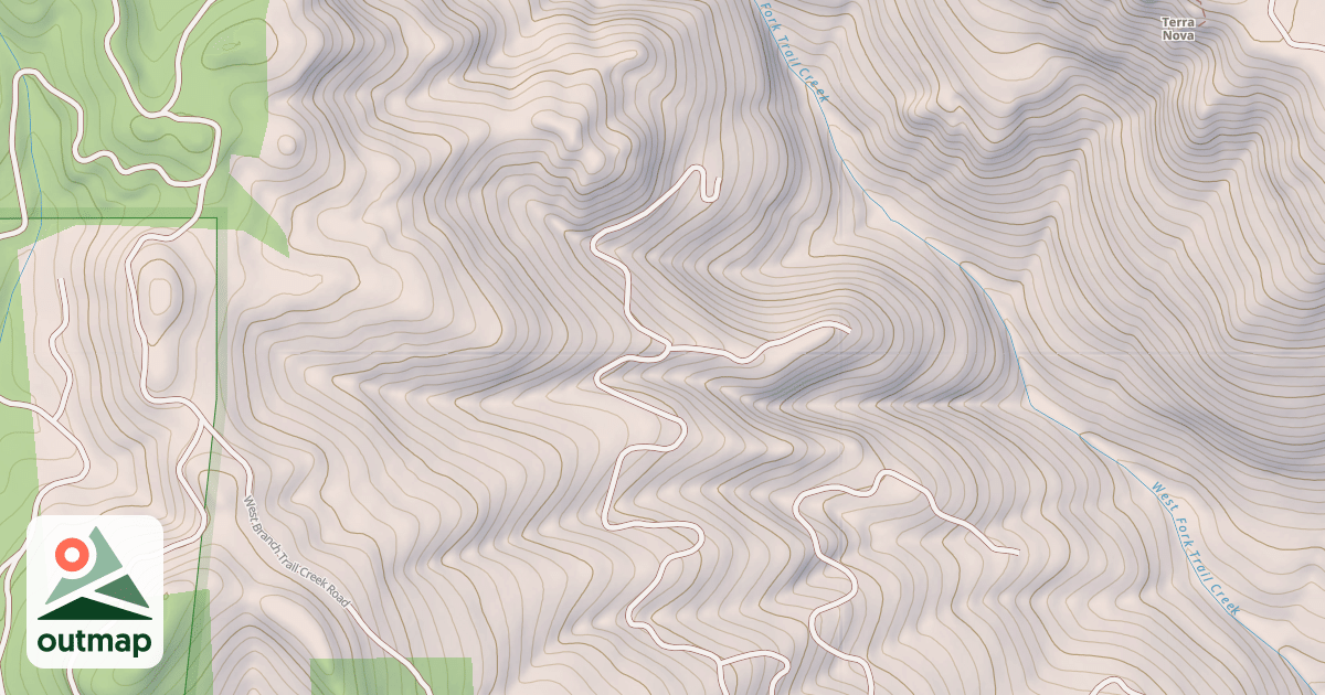 Map of TRAIL CREEK