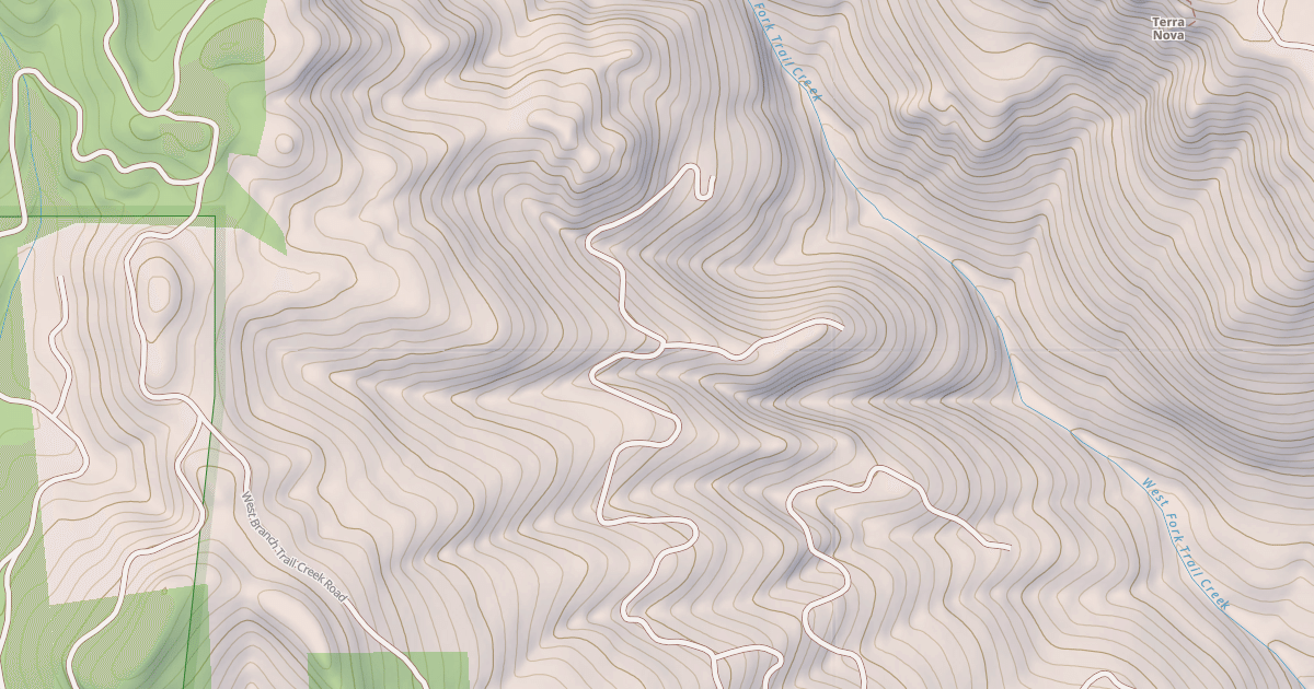 Map preview of TRAIL CREEK