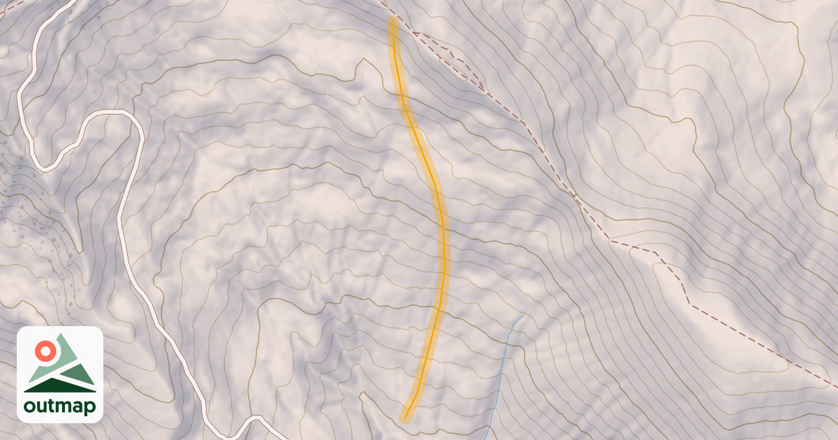 Map of Roller Coaster Hors Piste