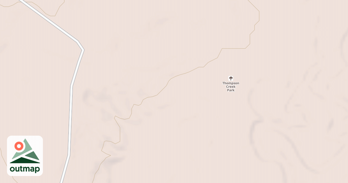 Map of THOMPSON CREEK