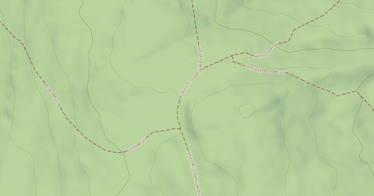 Map preview of Robert Frost Trail