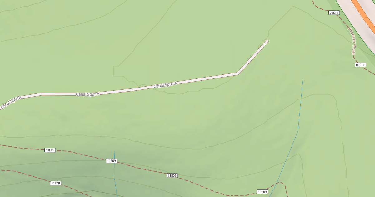 Map preview of BURLINGTON FORK SPUR