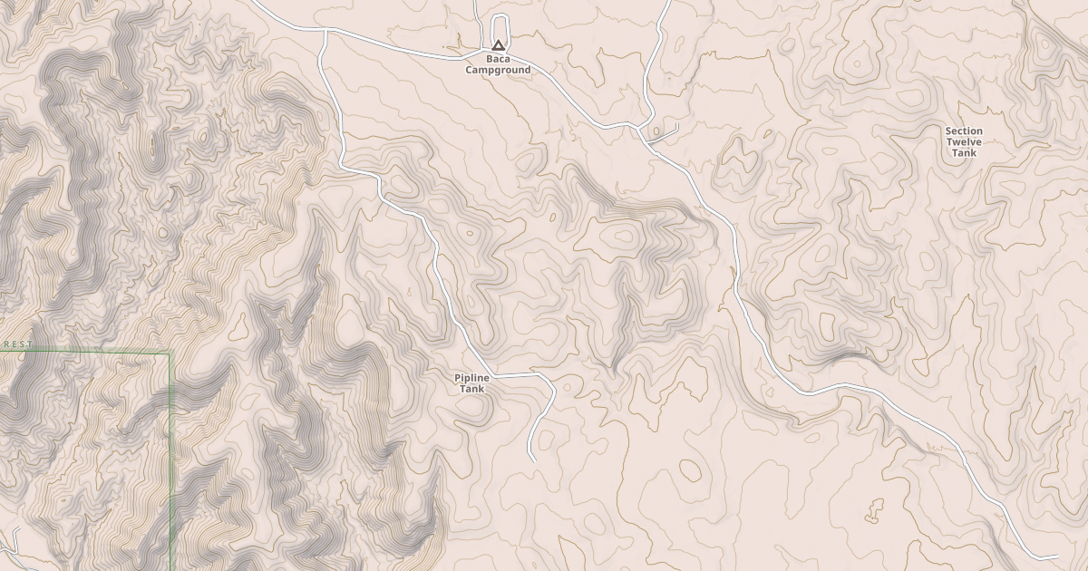 Map preview of USFS Motor Vehicle Use Map Roads {D06B8F42-8F35-48BE-A228-5C8E704E3495}