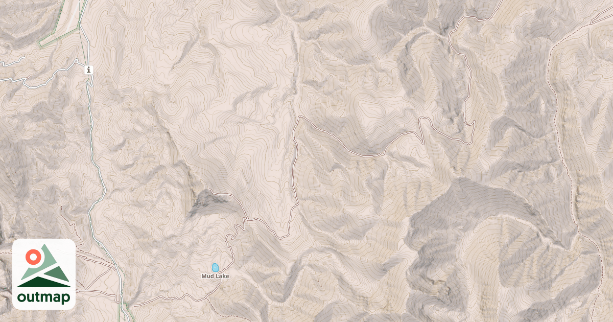 Map of USFS Motor Vehicle Use Map Trails 288