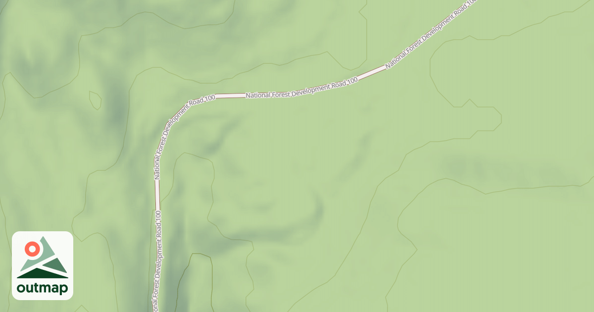 Map of USFS Motor Vehicle Use Map Roads {54213377-DE27-4E65-B5B6-51FEE6EF6EC1}