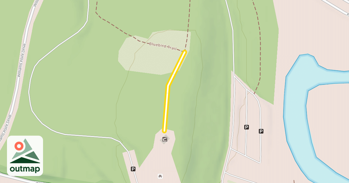 Map of Bluebird Trail