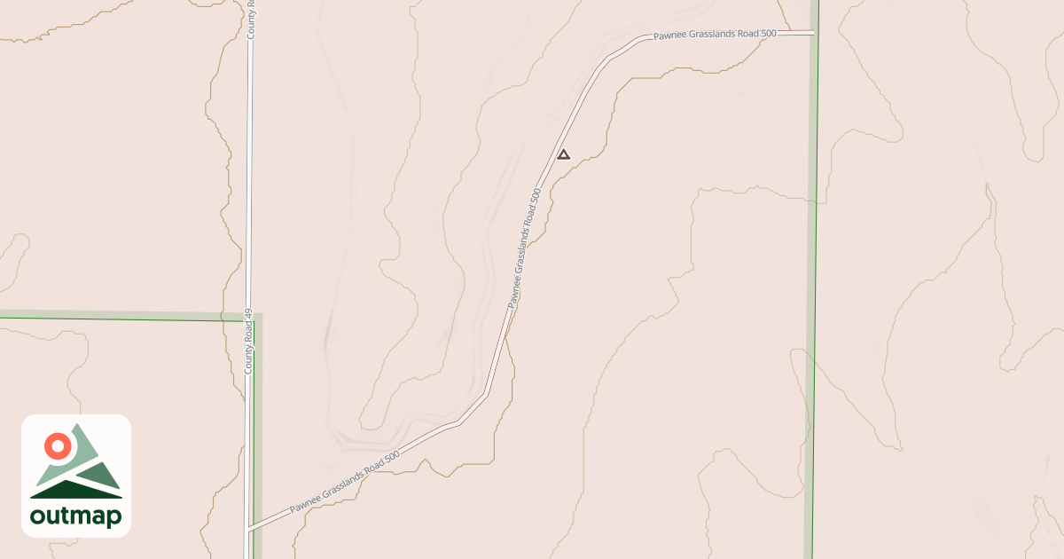 Map of ROAD 500