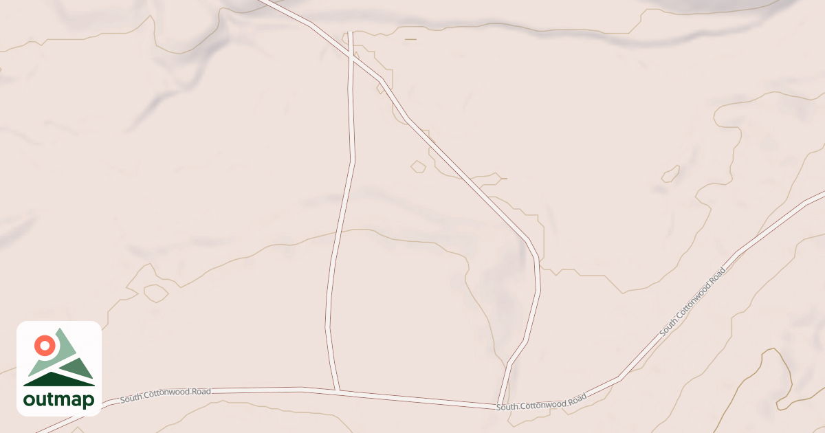 Map of LANDER CREEK