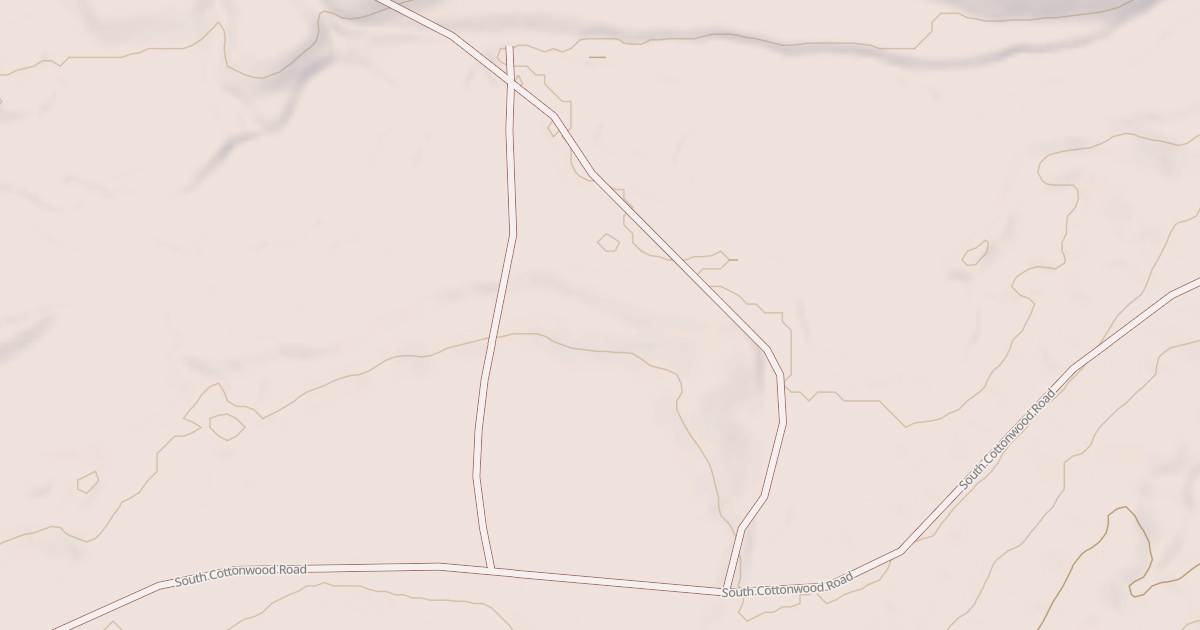 Map preview of LANDER CREEK