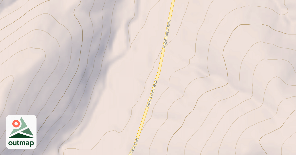 Map of NOGAL CANYON