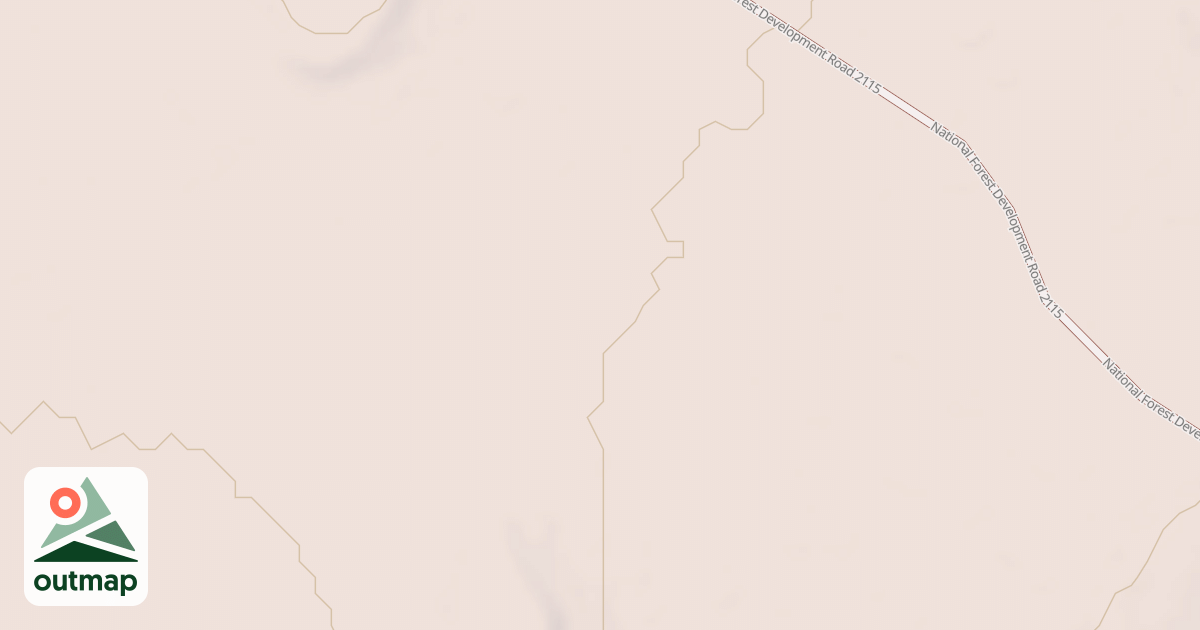 Map of USFS Motor Vehicle Use Map Roads {90A74389-7E12-482E-B992-83F3F8292079}