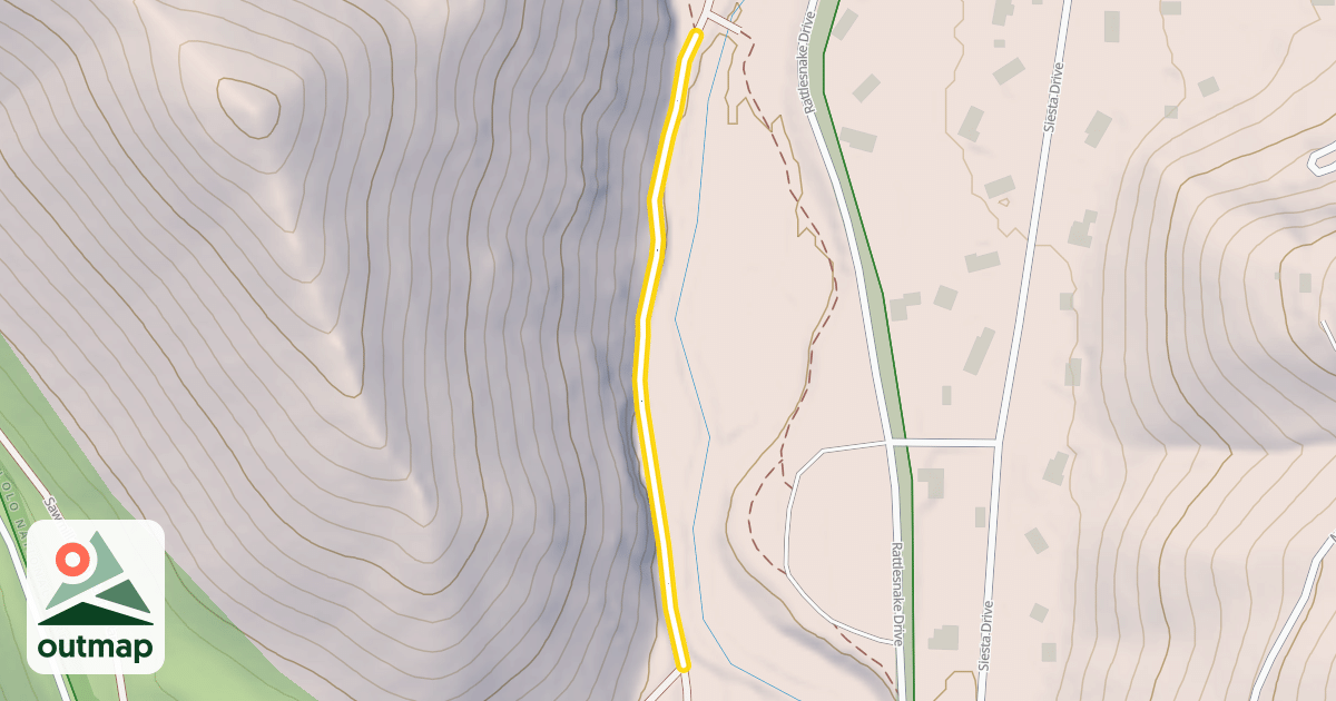 Map of Rattlesnake Trail