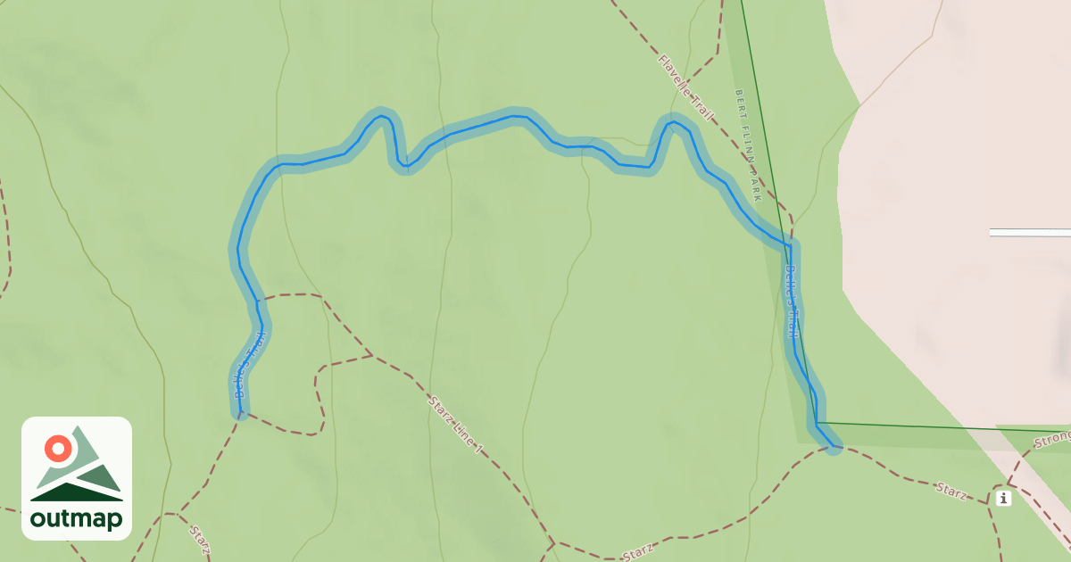 Map of Belle's Trail