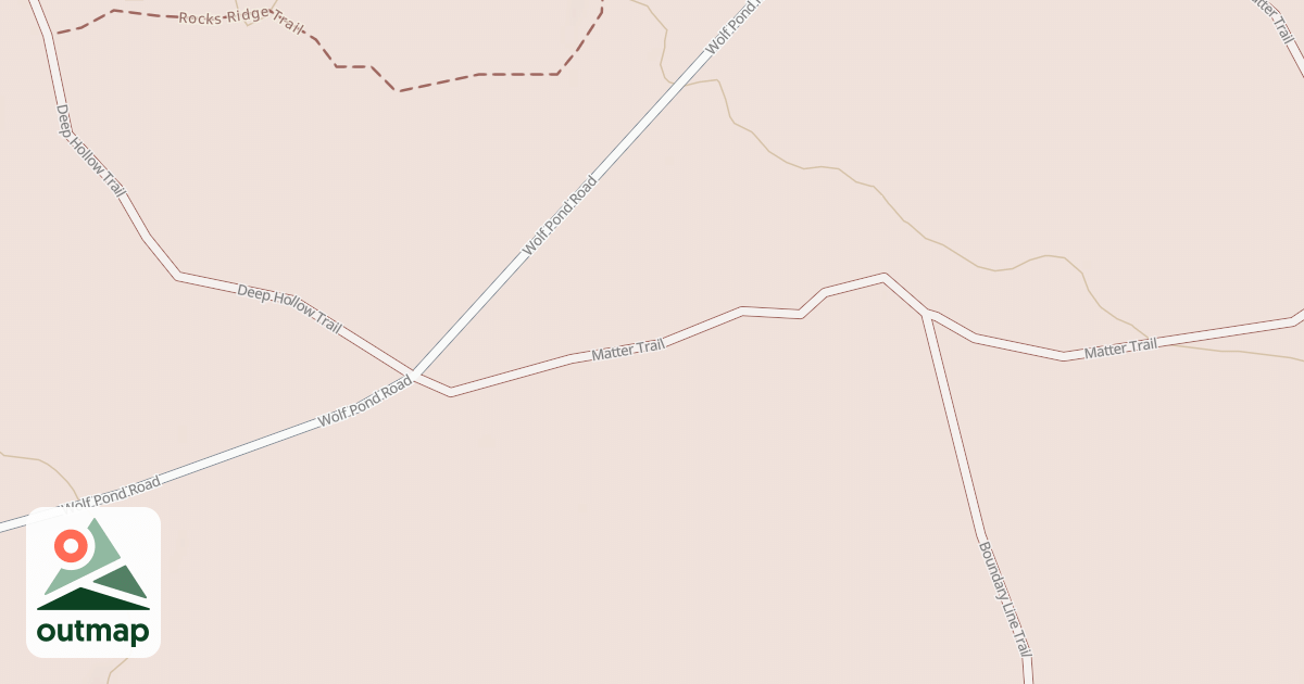 Map of Haldeman & Greenland Tracts - Snowmobile Trails
