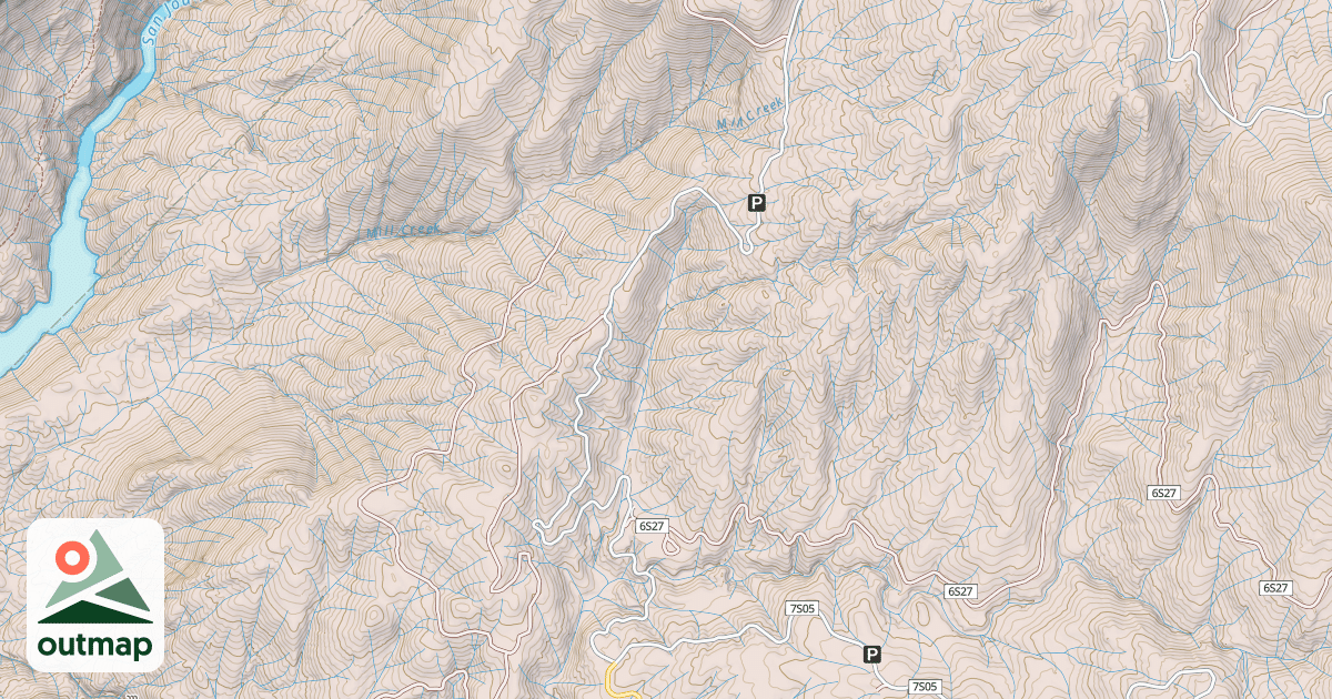 Map of Brown Cone