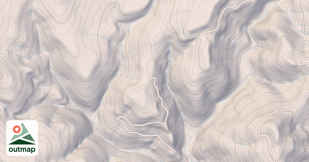 Map of HAINES FLAT