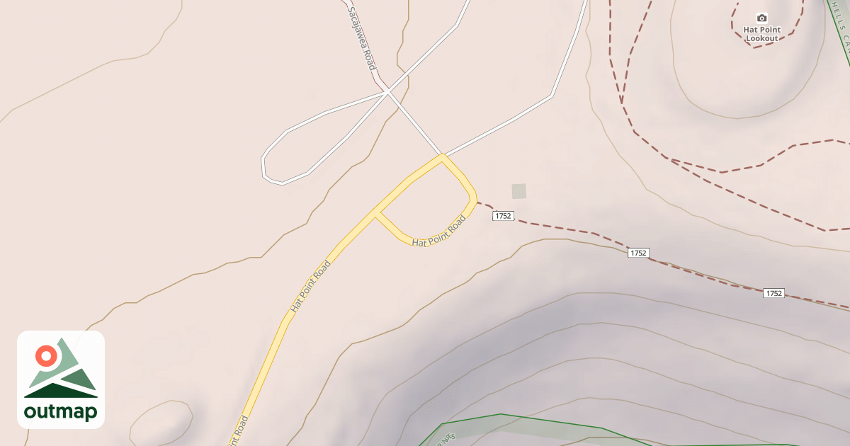 Map of S 114B HAT POINT FS STA