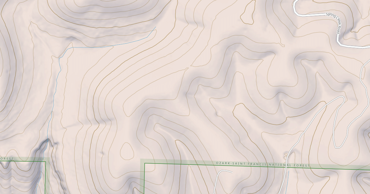 Map preview of USFS National Forest System Roads {C8946039-E72C-4044-9A4B-4B5CBD80A9F0}