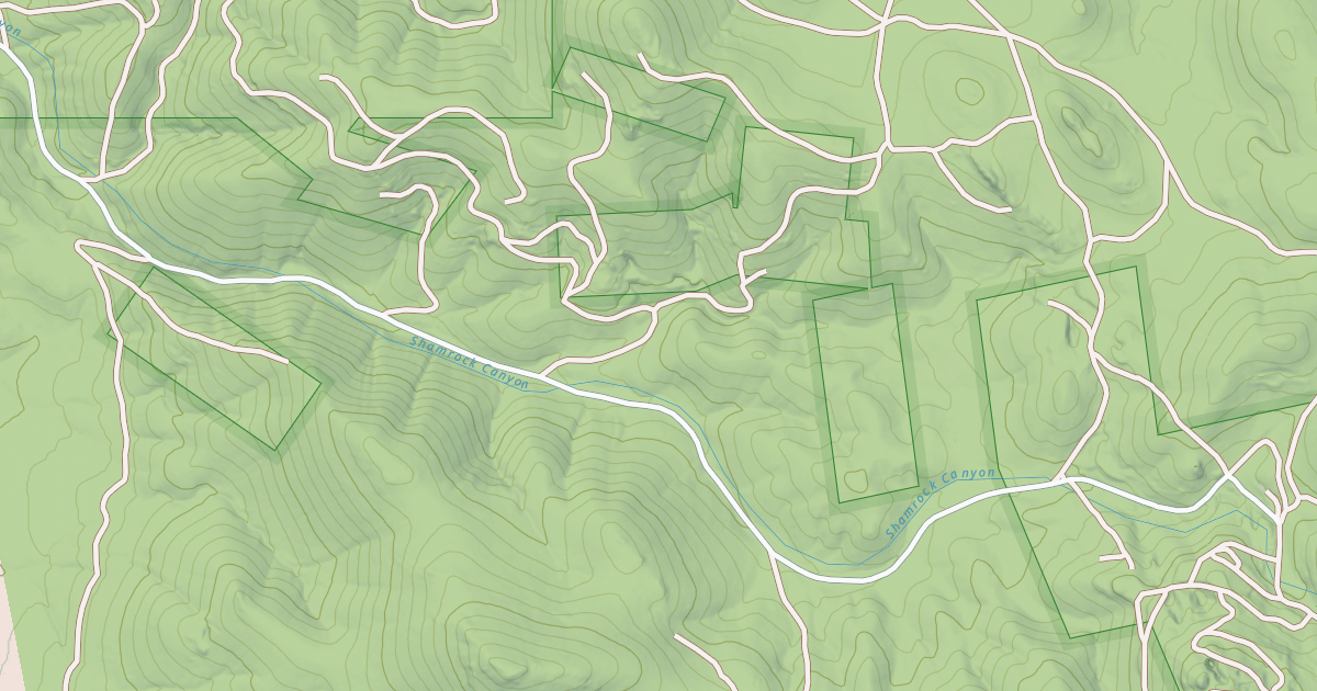 Map preview of SHAMROCK CANYON