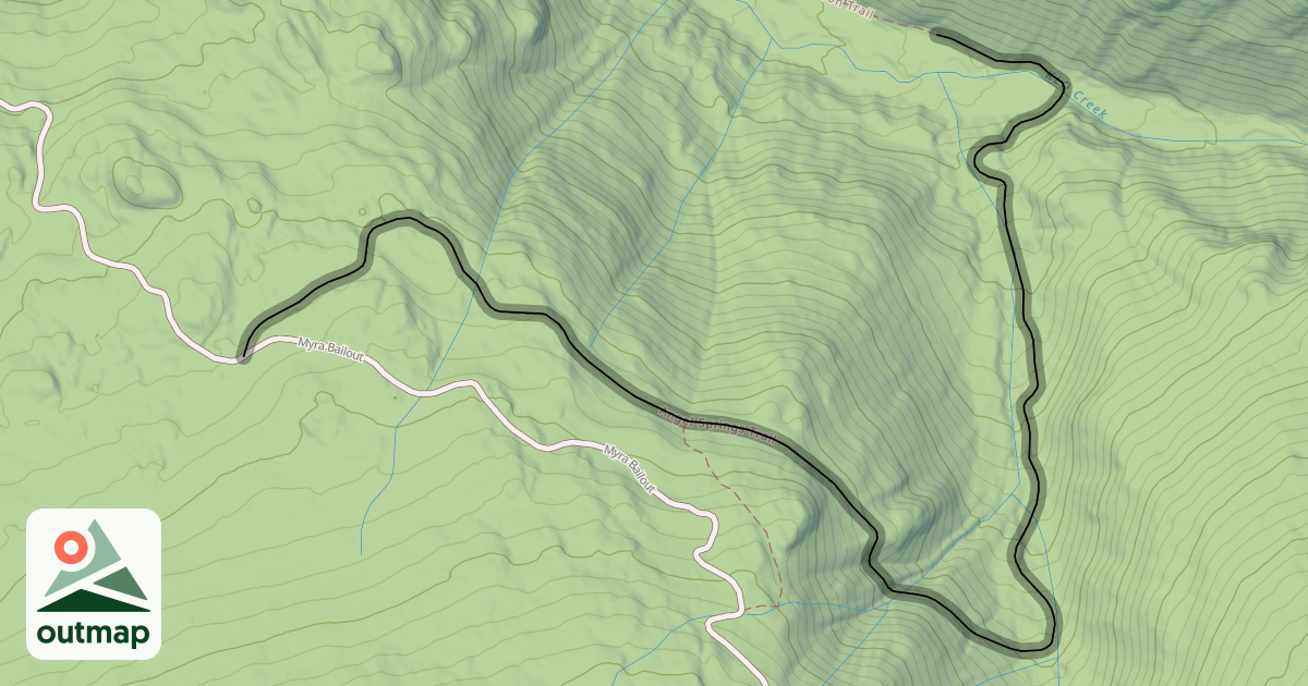 Map of Angel Springs Trail