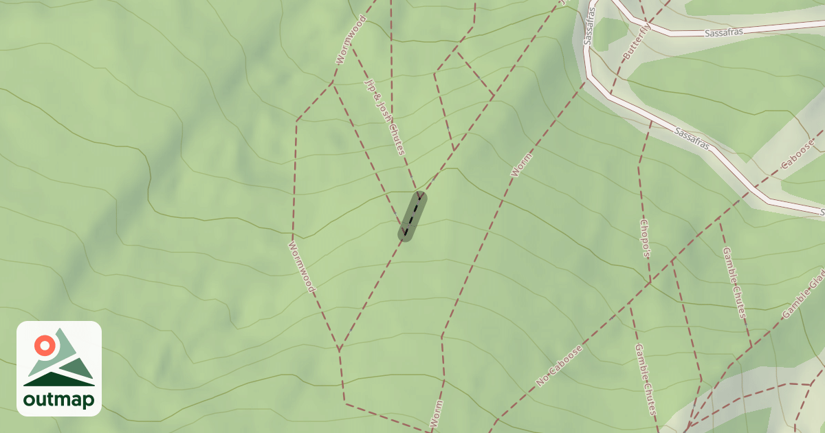 Map of Jip & Josh Chutes