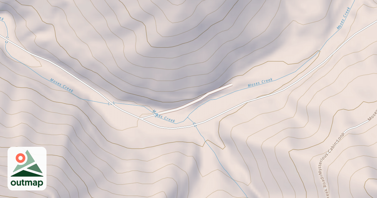 Map of MOSES CREEK CAMP