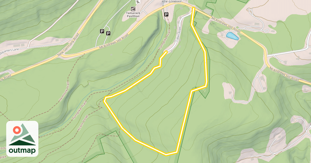 Map of Cabin Loop