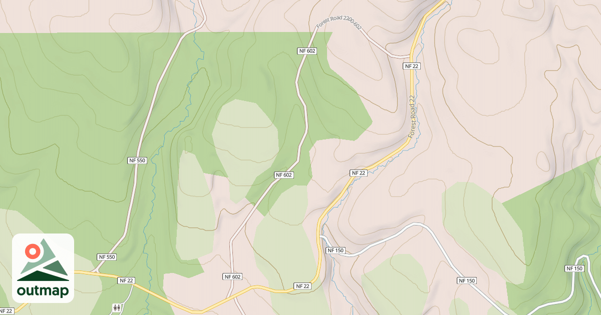 Map of USFS Motor Vehicle Use Map Roads {449D0809-9D61-4D6D-BEE5-2B3B15DD7665}