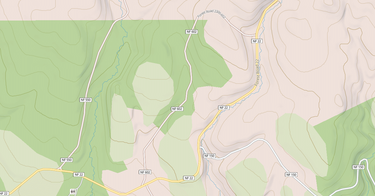 Map preview of USFS Motor Vehicle Use Map Roads {449D0809-9D61-4D6D-BEE5-2B3B15DD7665}