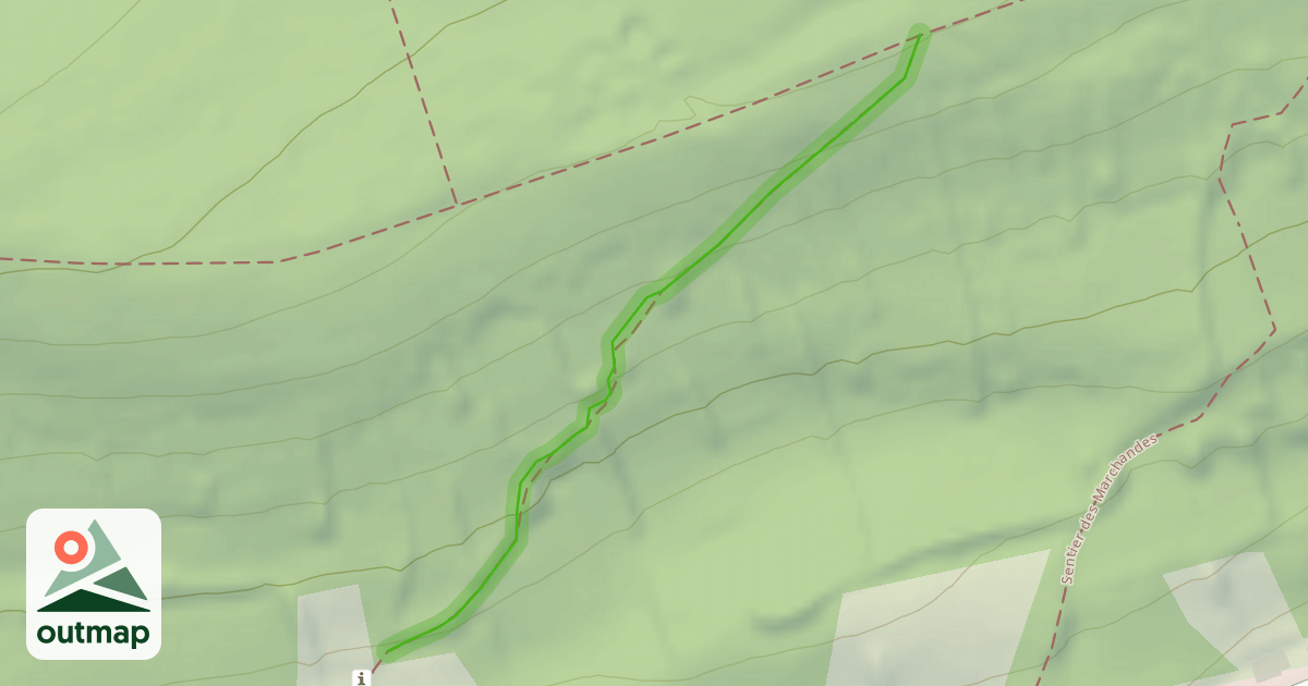 Map of Sentier des Mestes