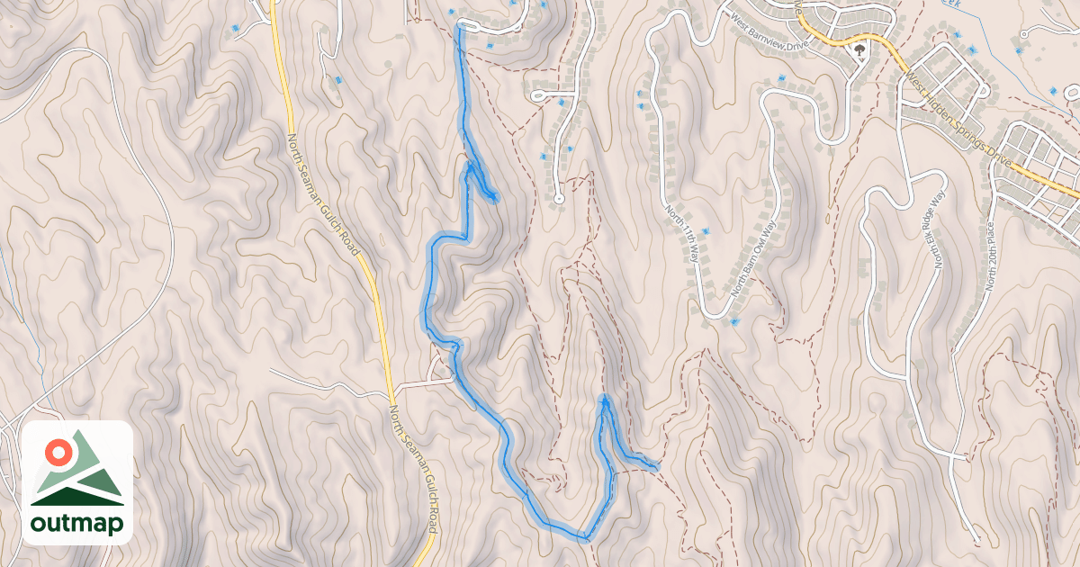 Map of #26 Upper Ridge