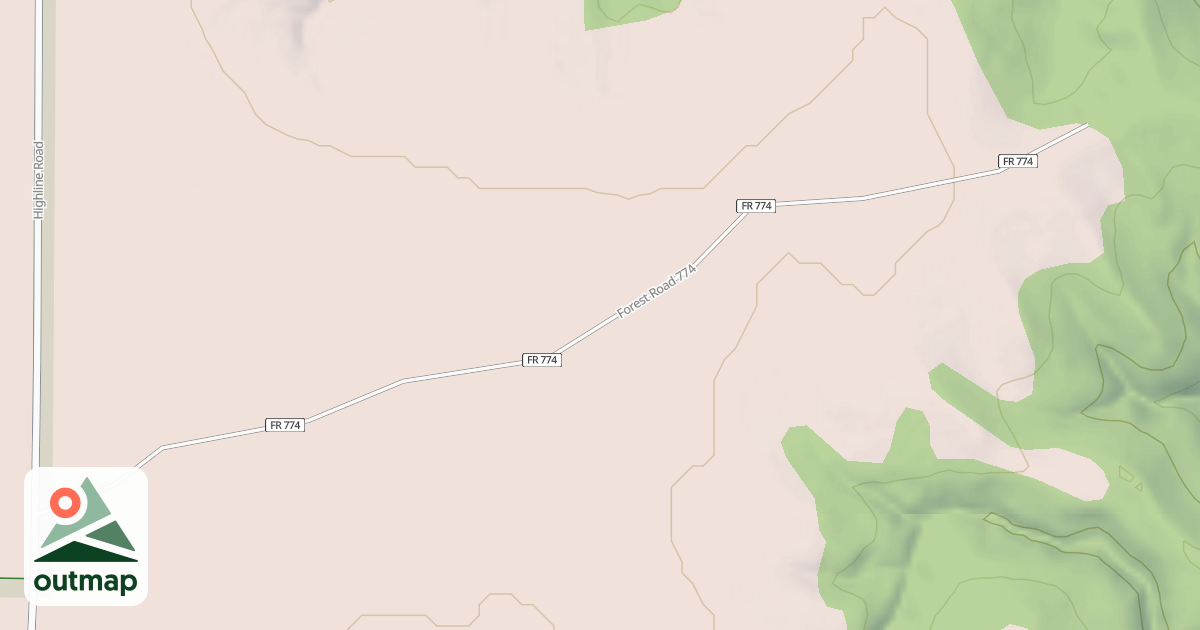 Map of USFS Motor Vehicle Use Map Roads {85E0CA46-0D01-4D64-9570-6498F0EB38CE}