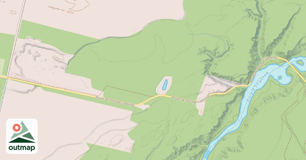 Map of Saguenay Quad Trails 105
