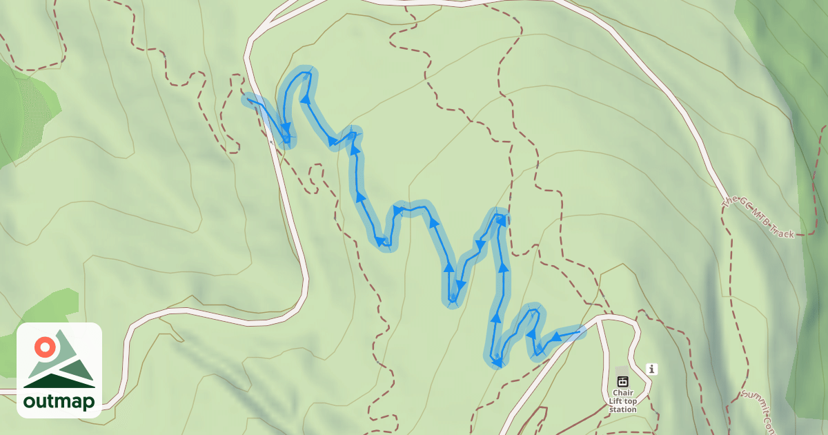 Map of Yeah Yeah Gnar MTB Track
