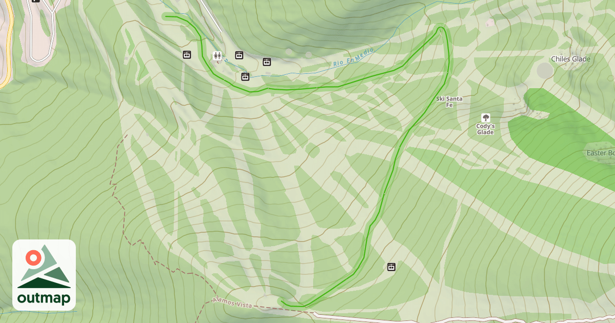 Map of Santa Fe Trail