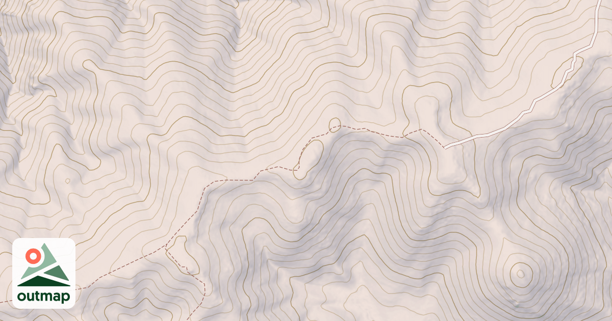 Map of Slickear Ridge