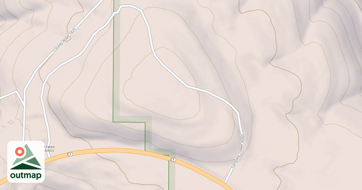 Map of TURNPIKE TOWER