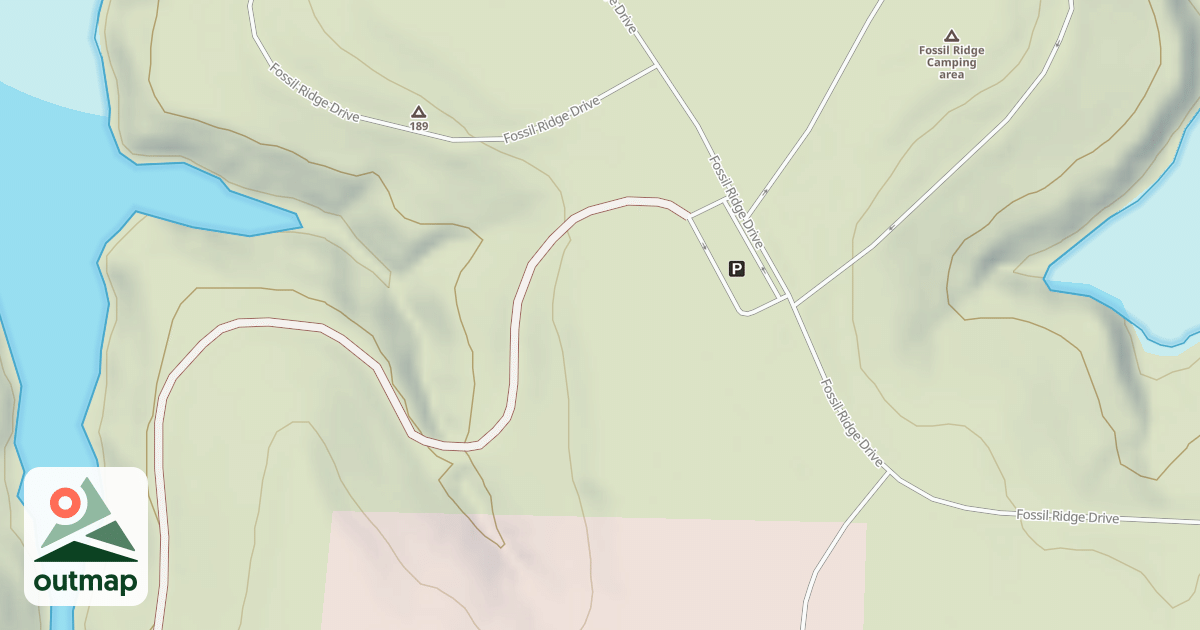 Map of Pee Wee Practice Area