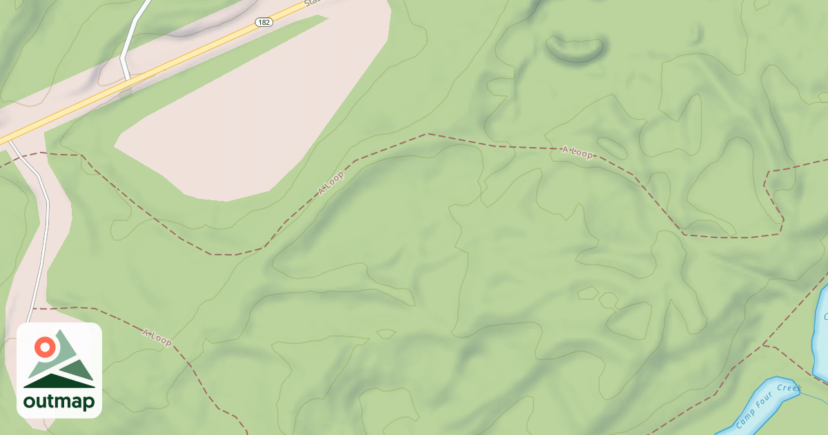Map of FR 644A