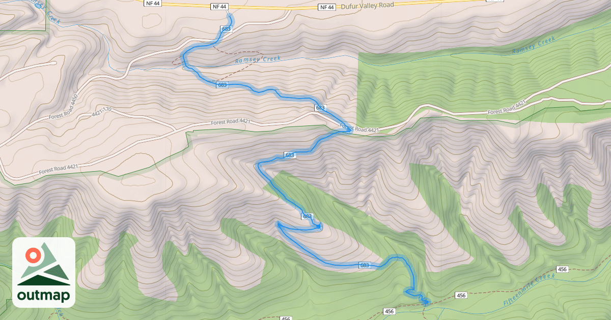 Map of Underhill Trail #683