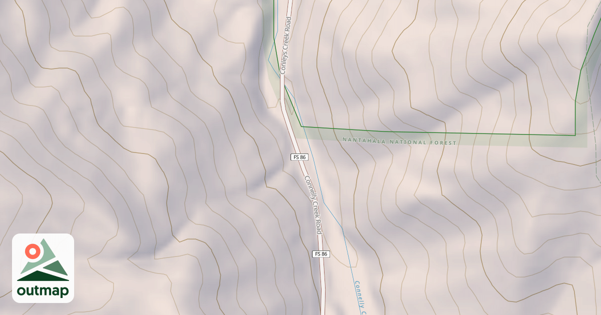 Map of CONNELLY CR in Swain