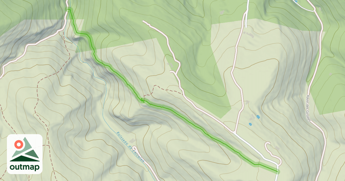 Map of La Drift
