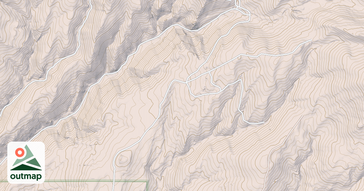 Map of BIVENS CREEK DUGWAY