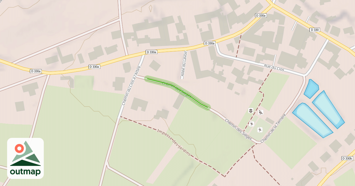 Map of Chemin des Sièges