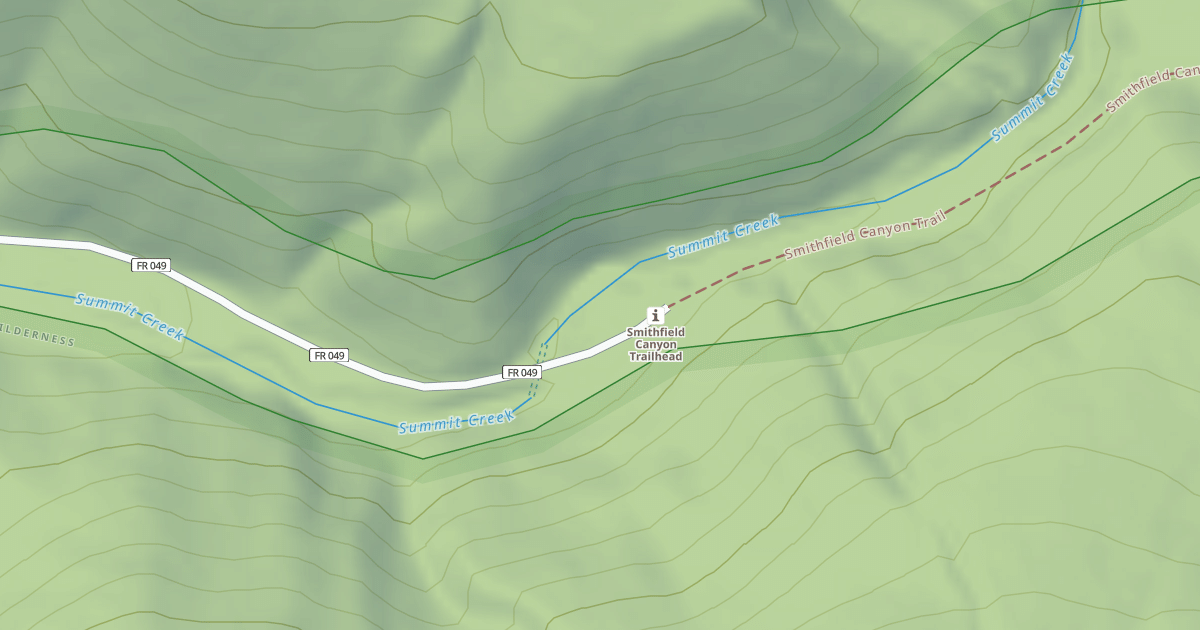 Map preview of SMITHFIELD CANYON T.H.