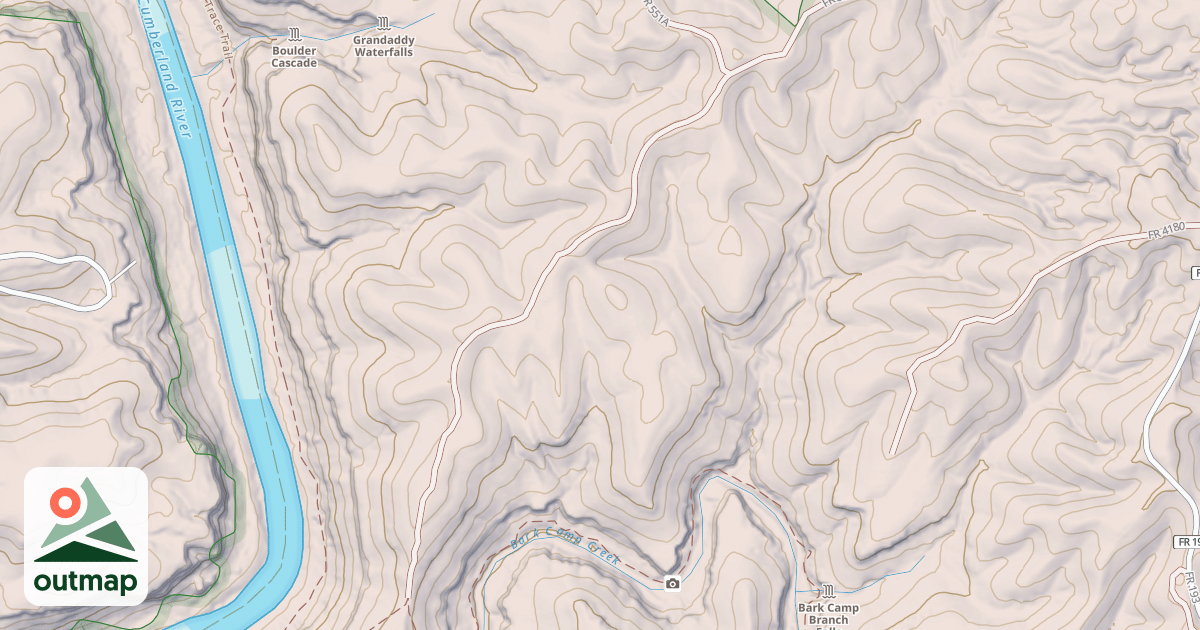 Map of FISHING CREEK