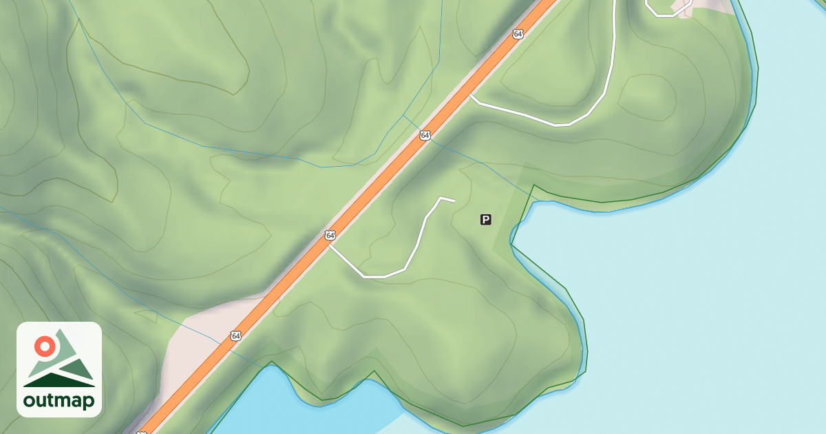 Map of PARKSVILLE BOAT RAMP